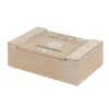 Haudukelaatikko Valkoinen Luonnollinen Puu MDF 24 x 16 x 7,5 cm