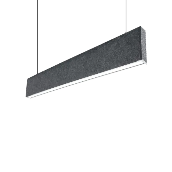 ACOUSTIC LED PROFILE HANGING S36 40W 4000K BLACK