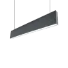 ACOUSTIC LED PROFILE HANGING S36 40W 4000K BLACK