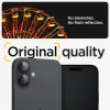 Spigen Optik Pro GLAS.TR EZ Fit Camera Protector 2-Pack - Lens Protector for iPhone 17 / 16 / 16 Plus (2 pcs) (Black)