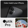 Spigen Optik Pro GLAS.TR EZ Fit Camera Protector 2-Pack - Lens Protector for iPhone 17 / 16 / 16 Plus (2 pcs) (Black)