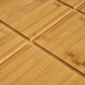Pizza Cutter Natural Bamboo 40 x 30 x 1,5 cm