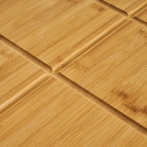Pizzaleikkuri Luonnollinen Bambu 40 x 30 x 1,5 cm
