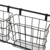 Держатель для полотенец Чёрный Натуральный Железо 38 x 7,5 x 61 cm