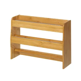 Virtuves Papīra Dvieļa Turētājs Dabisks Bambuss 36 x 10 x 26 cm