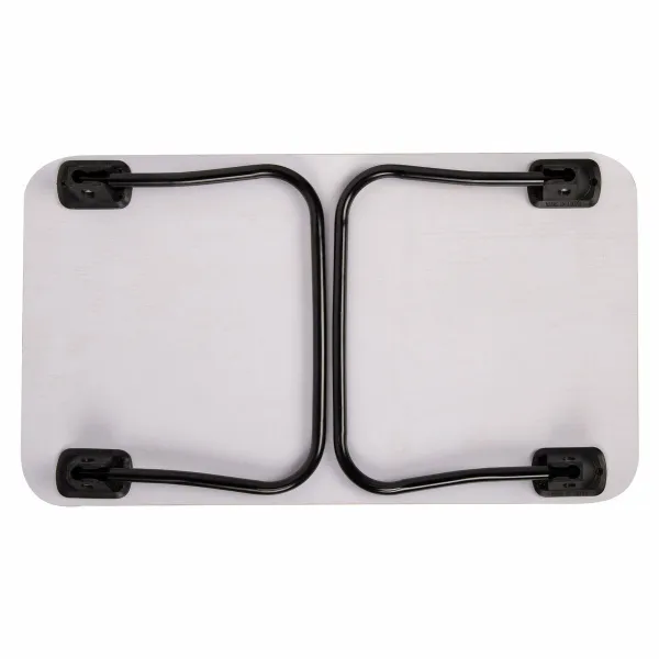 Sulankstomas padėklas lovai Max Home Medžio Plienas Melaminas 53 x 22 x 30 cm 2 vnt.