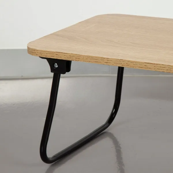 Sulankstomas padėklas lovai Max Home Medžio Plienas Melaminas 53 x 22 x 30 cm 2 vnt.