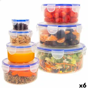 Stacionarių hermetiškai uždarytų virtuvinių konteinerių rinkinys Max Home 23 x 11 x 23 cm 6 vnt.