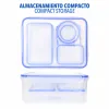 Stacionarių hermetiškai uždarytų virtuvinių konteinerių rinkinys Max Home 29 x 12 x 20 cm 6 vnt.