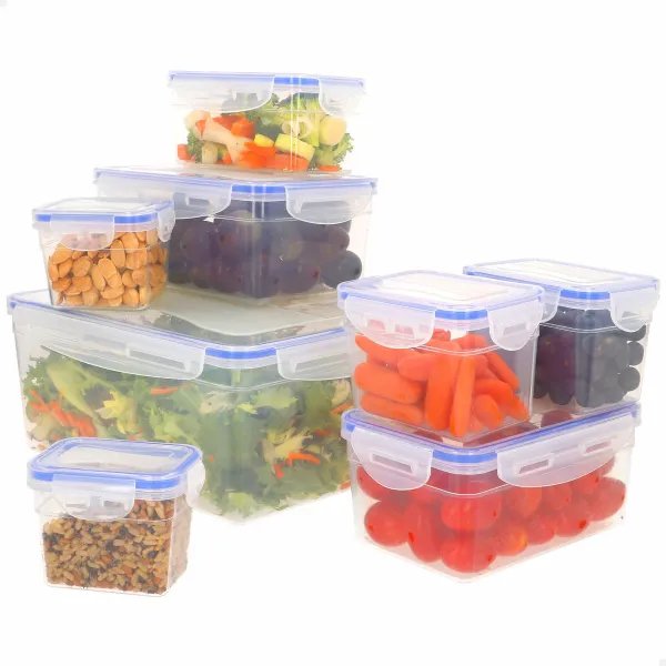 Stacionarių hermetiškai uždarytų virtuvinių konteinerių rinkinys Max Home 27 x 12 x 20 cm 6 vnt.