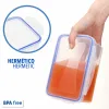 Stacionarių hermetiškai uždarytų virtuvinių konteinerių rinkinys Max Home 27 x 12 x 20 cm 6 vnt.