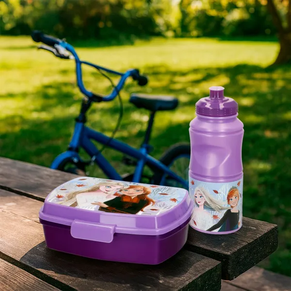 Priešpiečių dėžutė su priedais Frozen 380 ml 17 x 5,5 x 13,5 cm (6 vnt.)