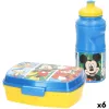 Контейнер для обеда с аксессуарами Mickey Mouse Пластик 380 ml 17 x 5,5 x 13,5 cm (6 штук)