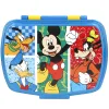 Контейнер для обеда с аксессуарами Mickey Mouse Пластик 380 ml 17 x 5,5 x 13,5 cm (6 штук)