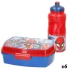 Sandwich Box Spider-Man Plastic 380 ml 17 x 5,5 x 13,5 cm (6 Units)