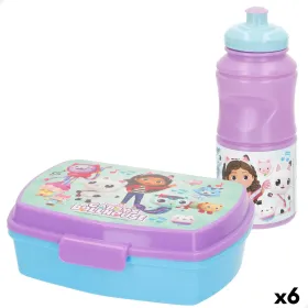 Sandwich Box Gabby's Dollhouse Plastic 380 ml 17 x 5,5 x 13,5 cm (6 Units)