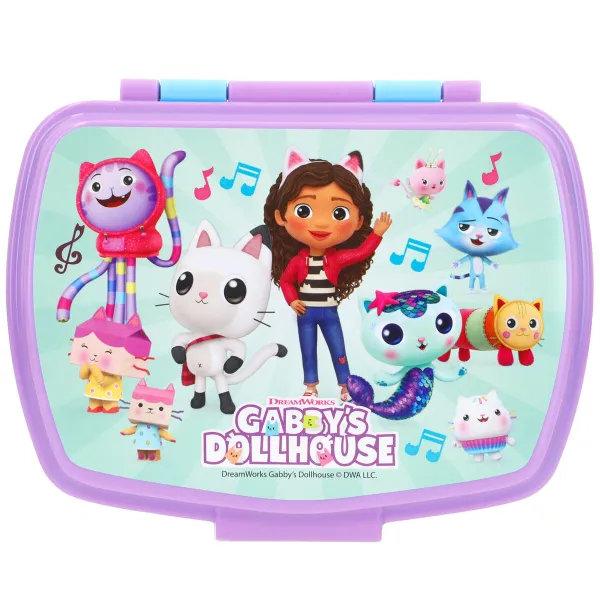 Priešpiečių dėžutė su priedais Gabby's Dollhouse Plastmasinis 380 ml 17 x 5,5 x 13,5 cm (6 vnt.)