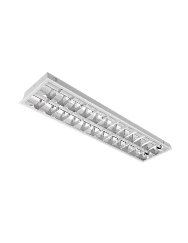 LIGHTING FIXTURE LENA-V WITH LED TUBE(1200MM) 2X18W 6200K RECESSED MOUNTING 1195/295 TYPE V