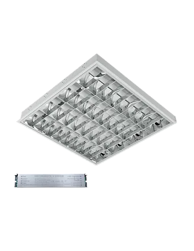 LENA-V WITH LED (600MM) 4X9W 6400K RECESSED MOUNTING 595X595mm WITH BLOCK