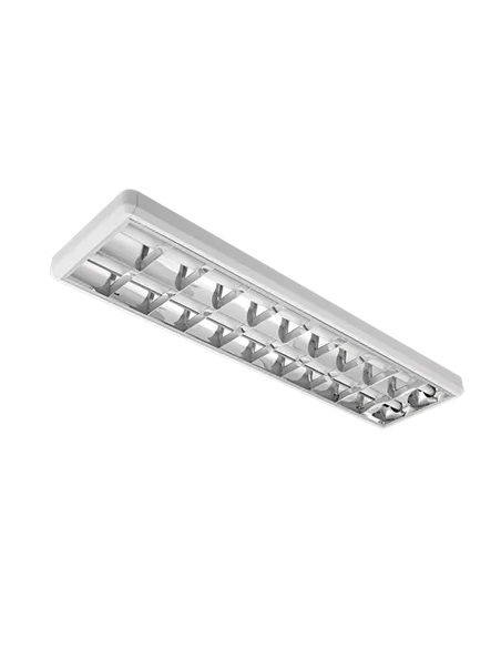 LIGHTING FIXTURE LENA-V WITH LED TUBE(1200MM) 2X18W 6200K SURFACE MOUNT 1200/300 TYPE V