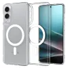 Spigen Ultra Hybrid Mag MagSafe - Case for Samsung Galaxy S25 Edge (Clear / White)