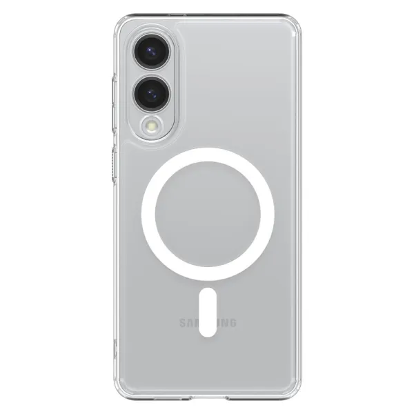 Spigen Ultra Hybrid Mag MagSafe - Case for Samsung Galaxy S25 Edge (Clear / White)