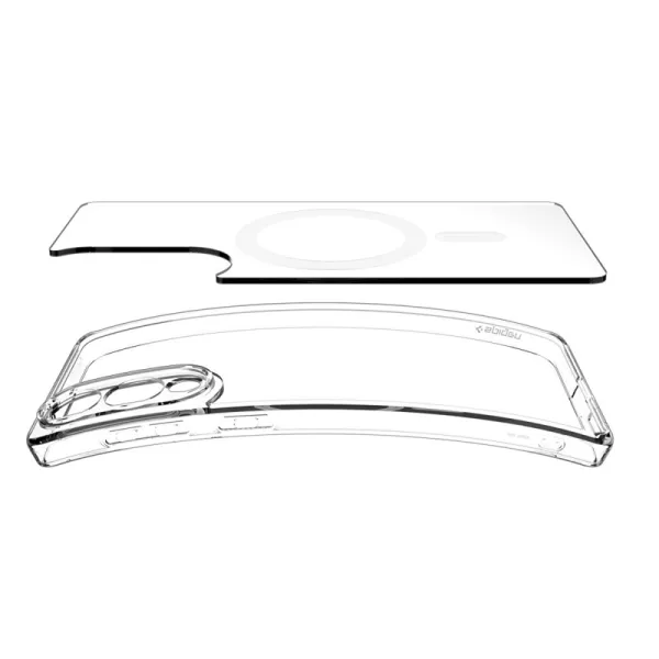 Spigen Ultra Hybrid Mag MagSafe - Case for Samsung Galaxy S25 Edge (Clear / White)