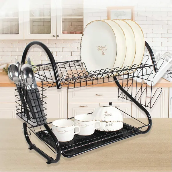 Kuivausteline tiskialtaaseen Feel Maestro MR-1025-38-BLACK 38 x 24 x 39 cm Musta