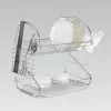 Draining Rack for Kitchen Sink Feel Maestro MR-1025-53 Silver Stainless steel Plastic