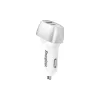 Energizer Ultimate - USB-C & USB-A 38W PD + QC3.0 car charger (White / Silver)