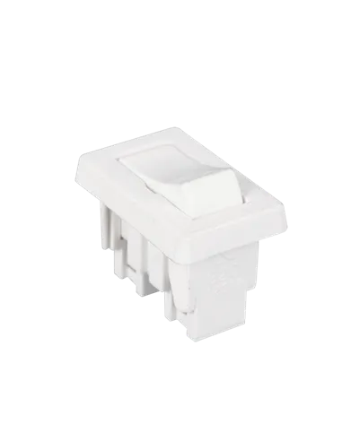 V 144/B WHITE SQUARE RECCESED SWITCH