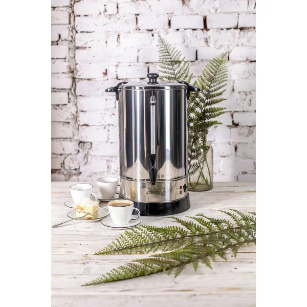 Water Kettle and Electric Teakettle Adler CR 1259 Black Stainless steel 1650 W 20 L