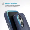 Speck Presidio2 Grip - iPhone 16 Case (Coastal Blue / Dust Gray / White)