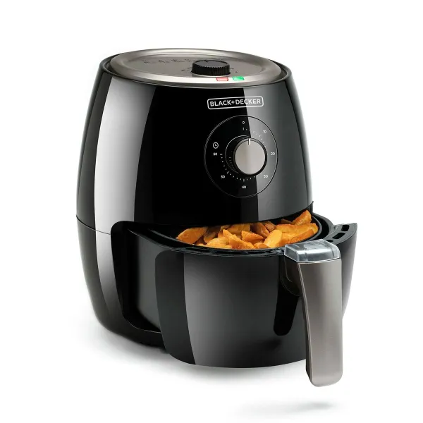 Karstā gaisa fritieris Black & Decker BXAF2500E Melns 1500 W 2,5 L