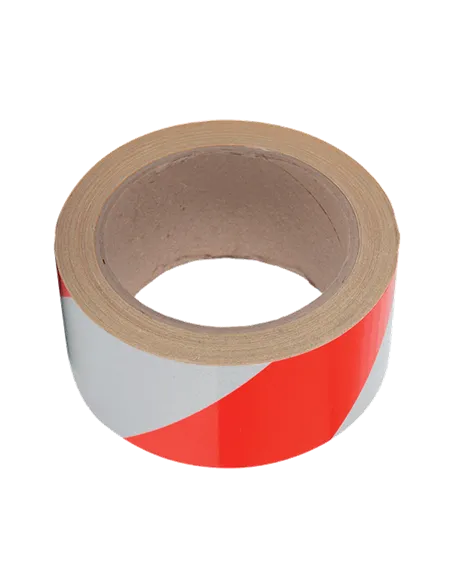 520BRSSHD SIGNAL TAPE 100M/50MM RED-WHITE