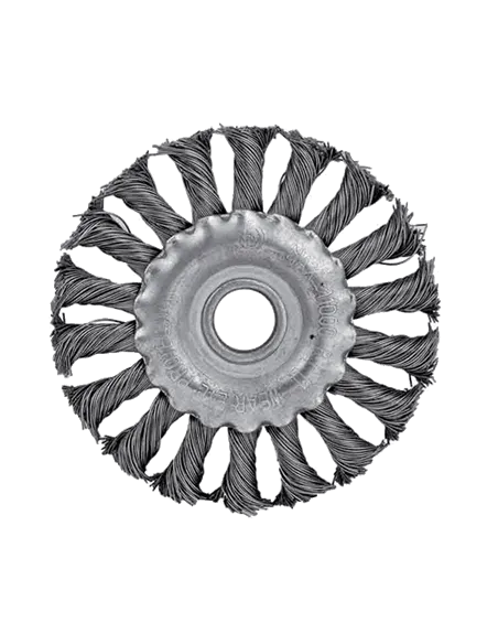 TWIST KNOT WIRE WHEEL BRUSH ANGLE GRIN D100mm