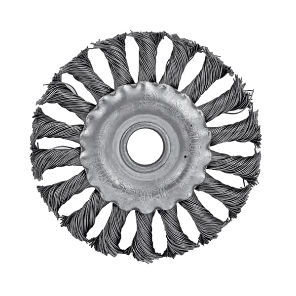 TWIST KNOT WIRE WHEEL BRUSH ANGLE GRIN D150mm