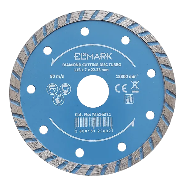 DIAMOND CUTTING DISC TURBO 115x22.2mm