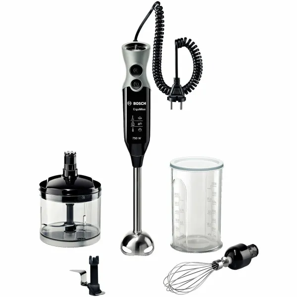 Sauvasekoitin BOSCH MSM67170 Musta Hopeinen 750 W