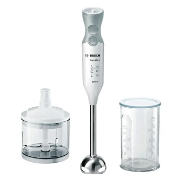 Rokās Turams Blenderis BOSCH ErgoMixx MSM66120 600W Balts Pelēks 600 W