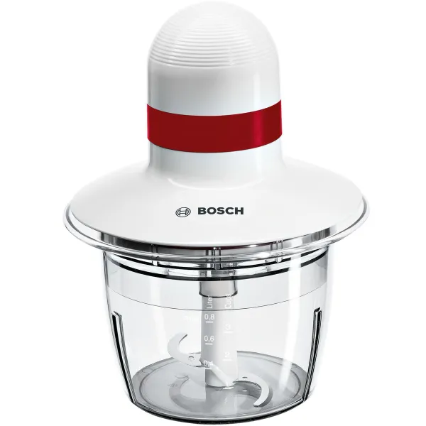 Mėsmalė BOSCH MMRP1000 Balta Raudona Nerūdijantis plienas 400 W 800 ml 19,5 x 2,5 x 19,5 cm