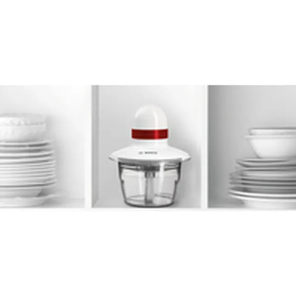 Gaļas Maļāmā Mašīna BOSCH MMRP1000 Balts Sarkans Nerūsējošais tērauds 400 W 800 ml 19,5 x 2,5 x 19,5 cm
