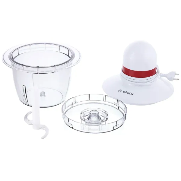 Mincer BOSCH MMRP1000 White Red Stainless steel 400 W 800 ml 19,5 x 2,5 x 19,5 cm