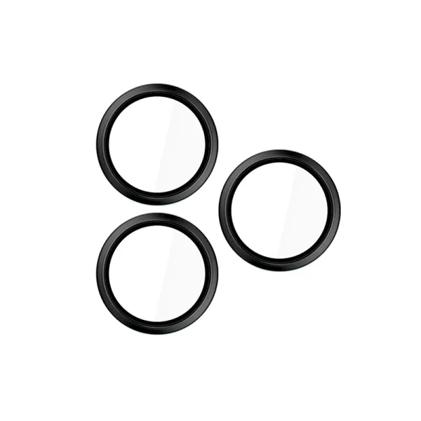 3mk HARDY Lens Protection Pro - Camera Lens Glass for iPhone 17 Pro / iPhone 17 Pro Max (Black)