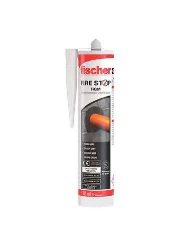 FISCHER FIGM 310 INTUMESCENT GRAPHITE MASTIC 310ml