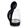 Vedenkeitin Esperanza Musta Lasi Muovinen 2200 W 1,7 L