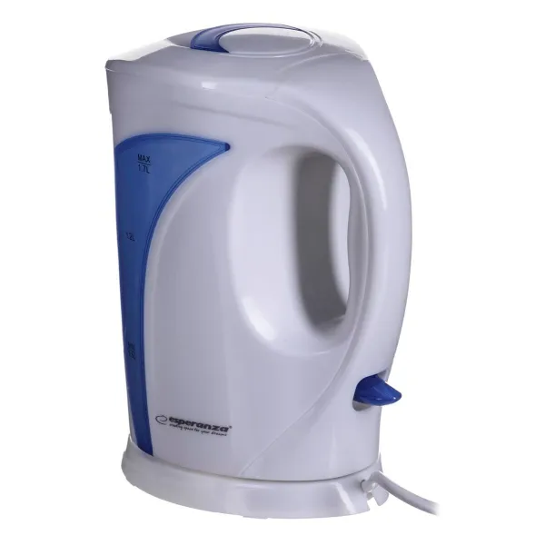 Vedenkeitin Esperanza EKK018G  Sininen Valkoinen Muovinen 2200 W 1,7 L