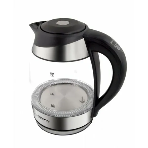 Virdulys Esperanza EKK026  Juoda Spalvotas stiklas polipropileno Plastmasinis 2200 W 1,7 L