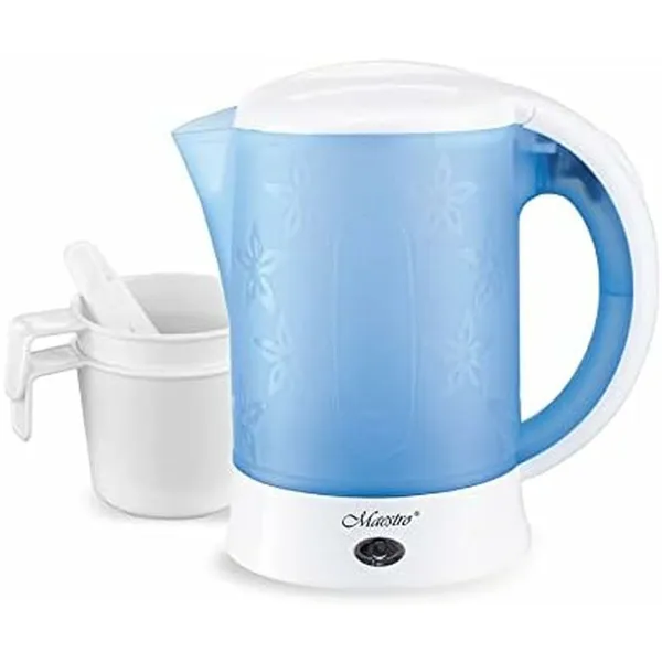 Vedenkeitin Feel Maestro MR-010 Sininen Valkoinen Ruostumaton teräs 600 W 0,6 L