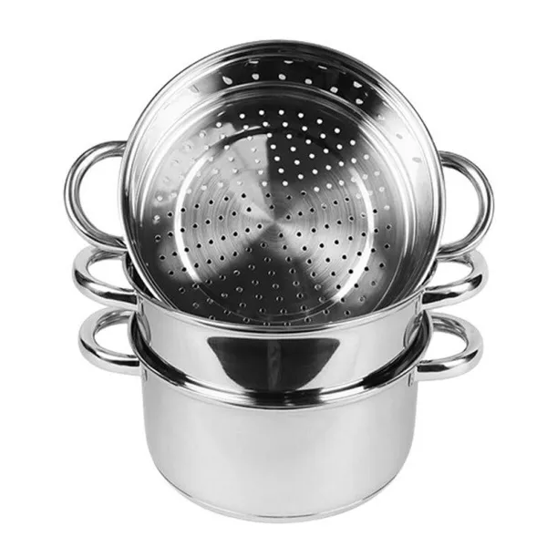 Пароварка с кастрюлей Feel Maestro MR-2900-18 Сталь Cтекло Нержавеющая сталь 2 L
